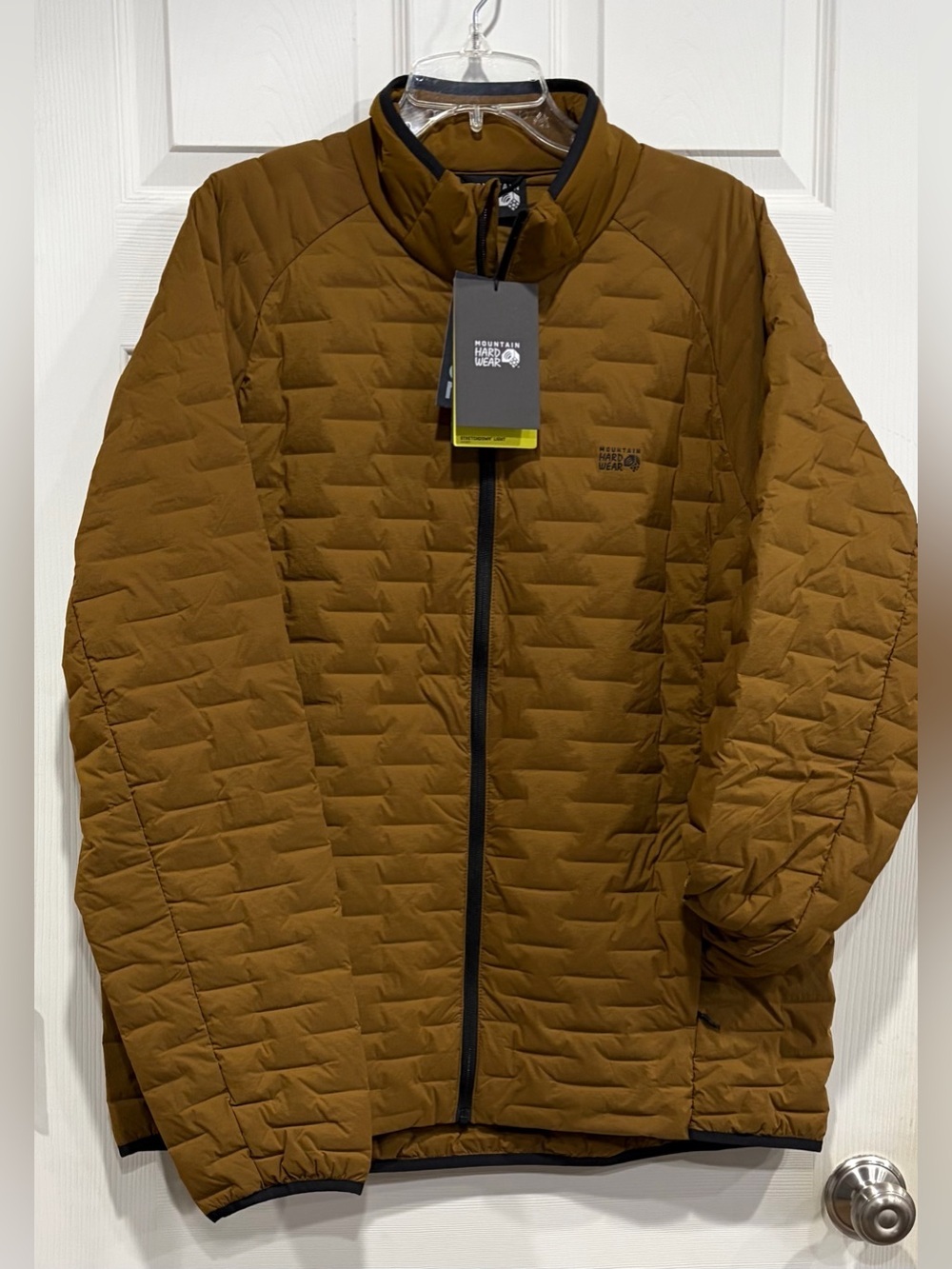 Mountain Hardwear Men's XL Stretchdown Light Jacket Golden Brown NWT Puffer